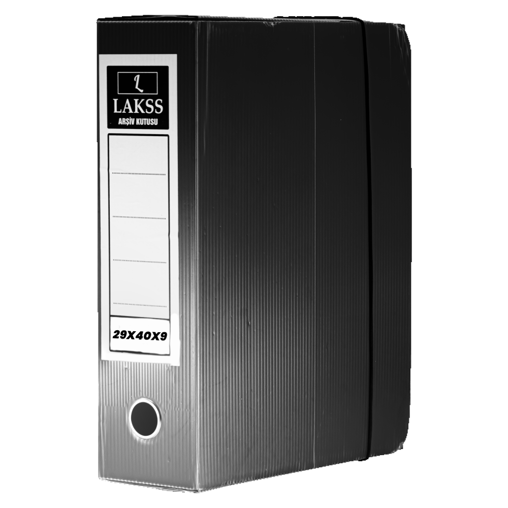 LAKSS ARŞİV KUTUSU 24*32*9 SİYAH