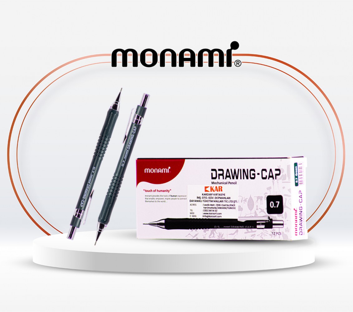 MONAMİ DRAWING-CAP VERSATİL KALEM 0.7 MM GREEN