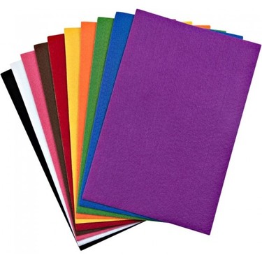 Pin Keçe 50x70 Karışık 10 Renk