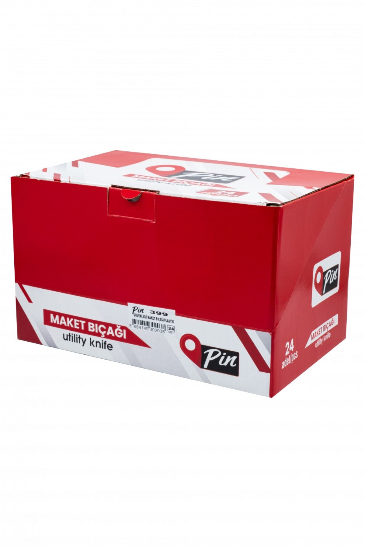 Pin Maket Bıçağı Güvenlikli Plastik 24 lü