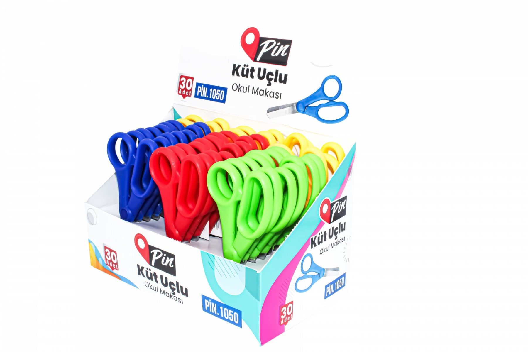 PİN OKUL MAKASI KÜT UÇLU