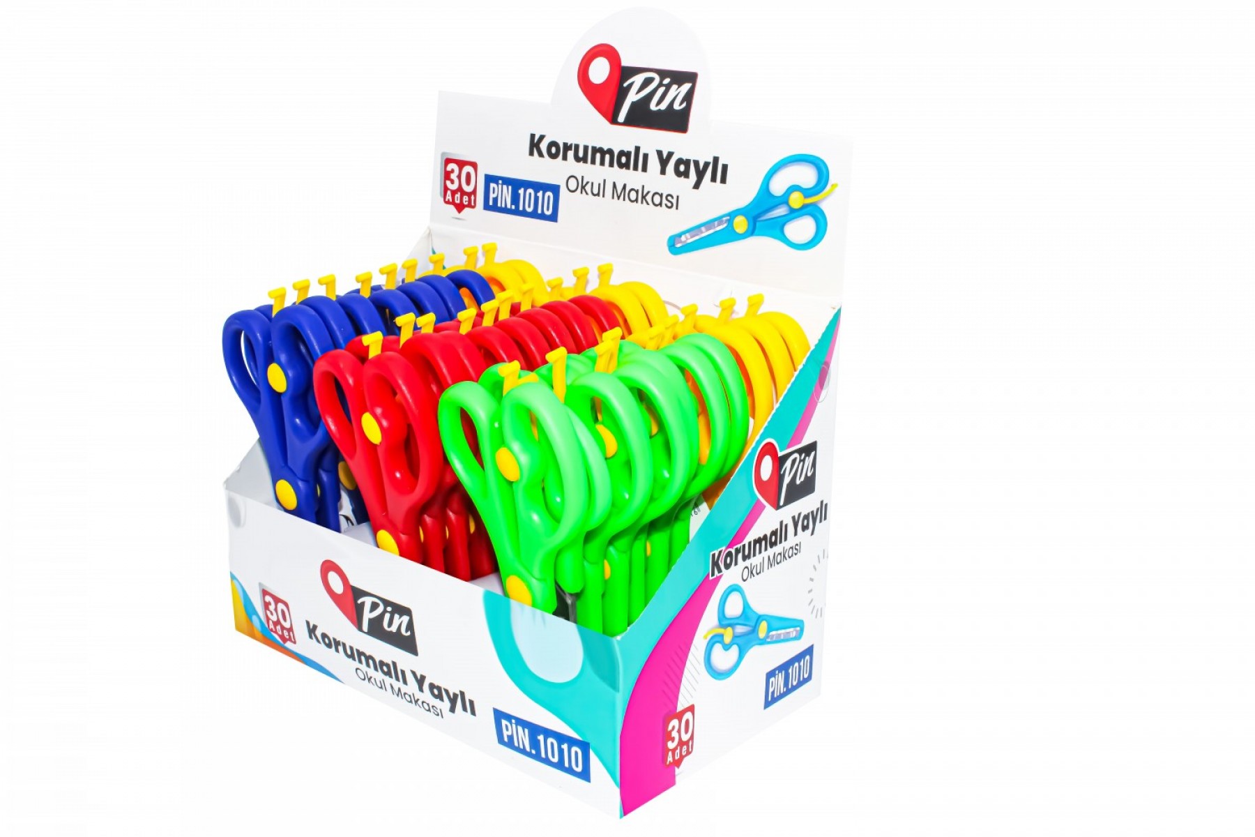 PİN OKUL MAKASI YAYLI KORUMALI