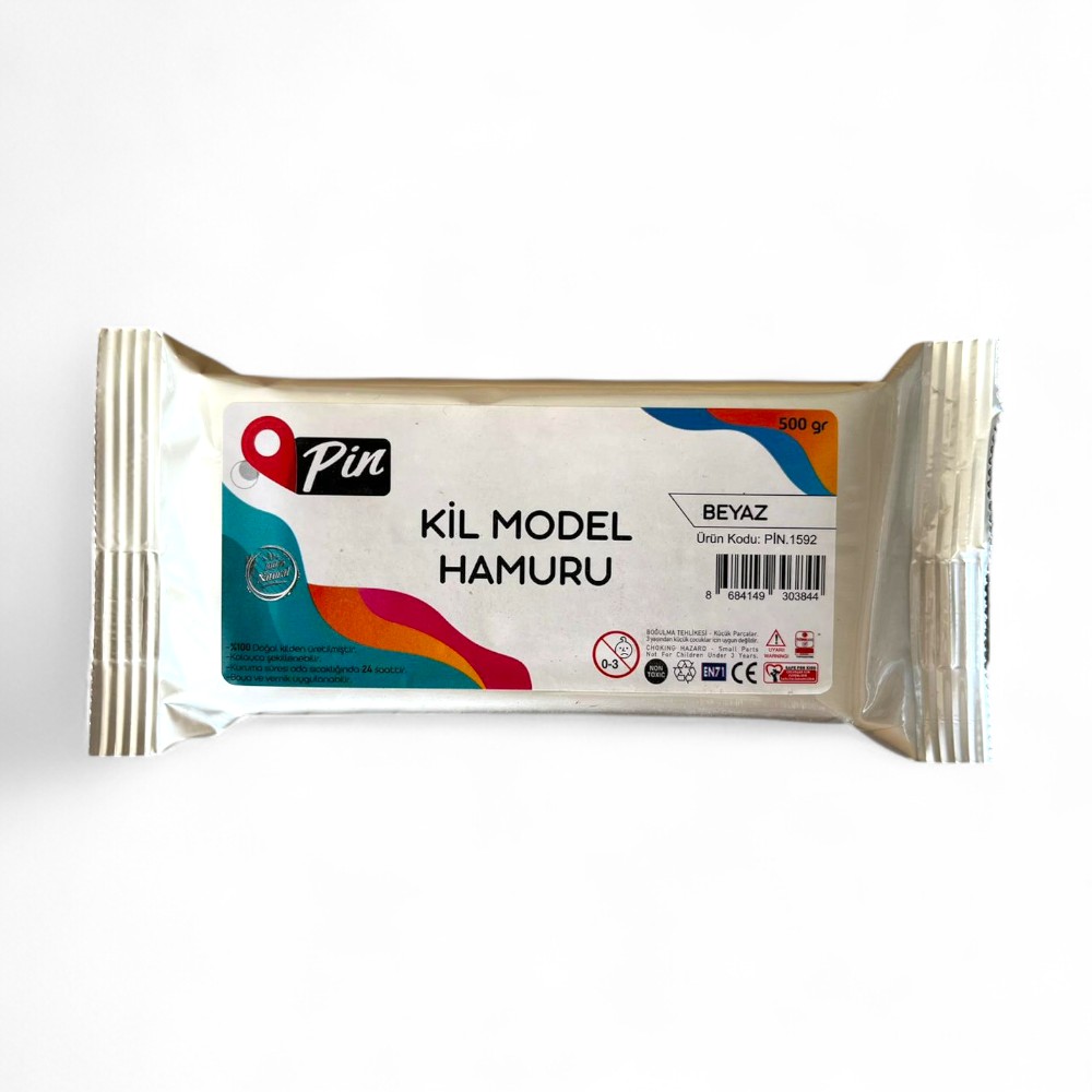 Pin Seramik Kili Beyaz 500 gr