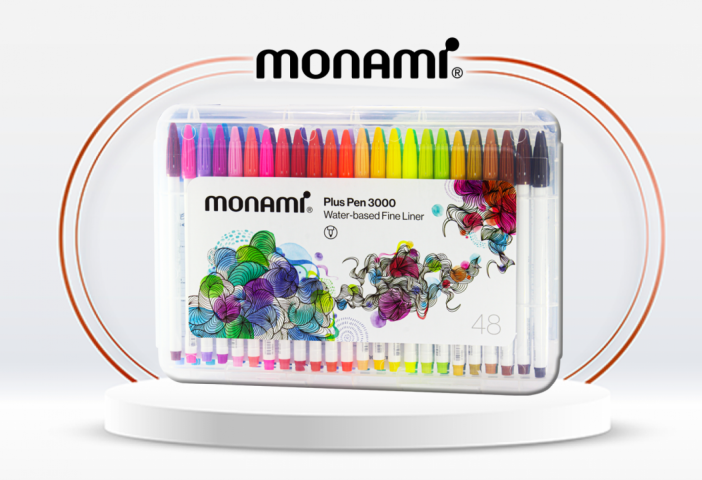 MONAMİ PLUS PEN 3000 KALEM 48 Lİ SET