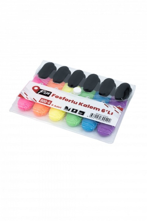 PİN FOSFORLU KALEM 800 6 RENK