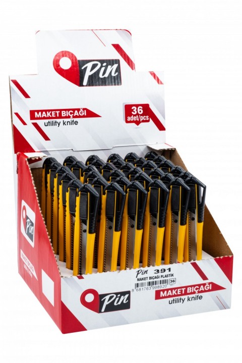 Pin Maket Bıçağı Küçük Plastik 36lı