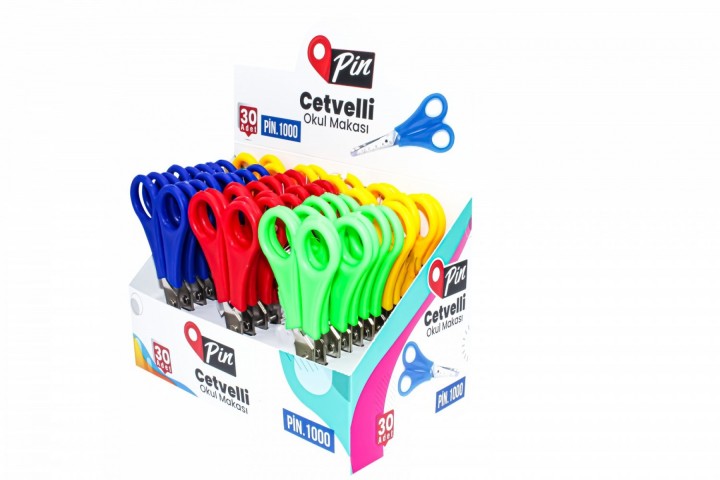 PİN OKUL MAKASI CETVELLİ