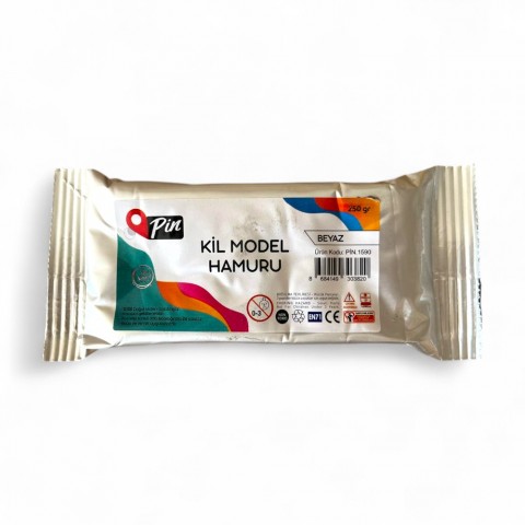 Pin Seramik Kili Beyaz 250 gr